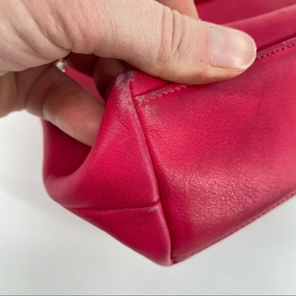 Kate spade raspberry leather tote shoulder bag - Picture 9 of 10